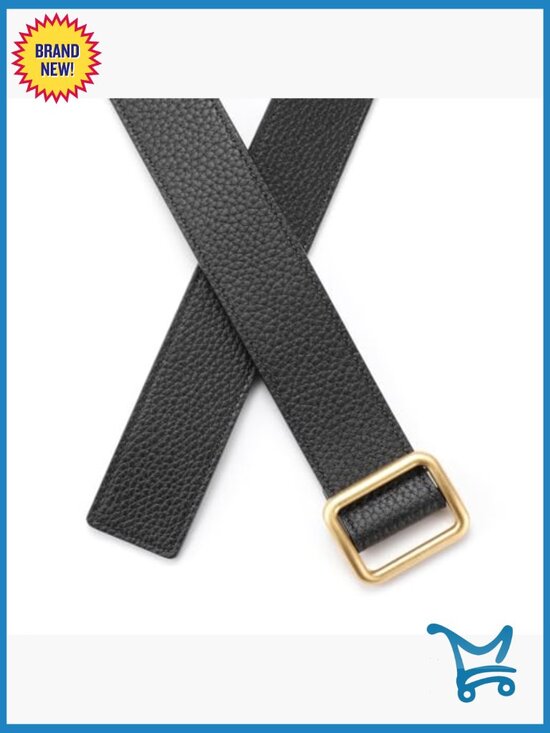 Genuine Leather Adjustable Belt with No-Hole Design for Jeans Pants main image 7